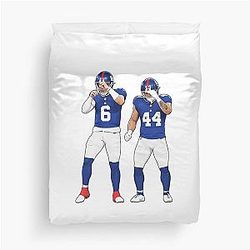 Jaxson Dart New York Football Art Duvet Cover