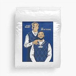 Jaxson Dart Skattebo New York Football Step Bros Meme Duvet Cover