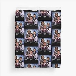 Jaxon Dart Cam Skattebo Malik Nabers Football Duvet Cover