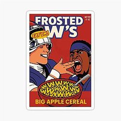 Jaxson Dart & Jameis Winston New York Giants Sticker
