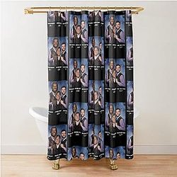 Jaxson Dart Cam Skattebo Malik Nabers Football Shower Curtain