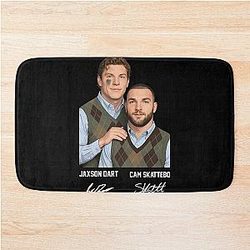Jaxson Dart and Cam Skattebo Step Brother Vintage Bath Mat