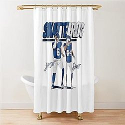 Skattebros Jaxson Dart Cam Skattebo New York Giants Shower Curtain