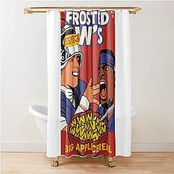 Jaxson Dart & Jameis Winston New York Giants Shower Curtain
