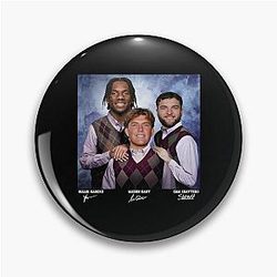 Jaxson Dart Malik Nabers Football Pin