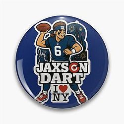 Jaxson Dart New York Giants Pin
