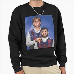 New York Football Pullover Sweatshirt Jaxson Dart Cam Skattebo Step Brother