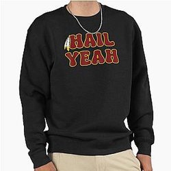 Hail Bold Feather Jayden Daniels Inspired Design Pullover Sweatshirt