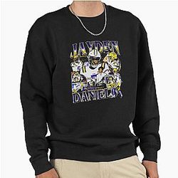 Jayden Daniels College Vintage Pullover Sweatshirt