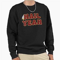 Hail Bold Feather Inspired Design Pullover Sweatshirt