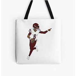 Jayden Daniels Celebrating Tote Bag
