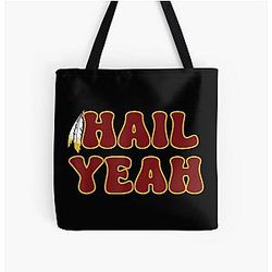 Hail Bold Feather Jayden Daniels Design All Over Print Tote Bag