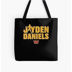 Jayden Daniels Washington Commanders Tote Bag