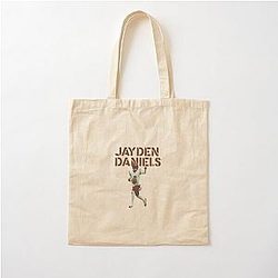 Jayden Daniels Washington Commanders Cotton Tote Bag