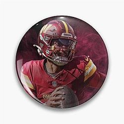 Jayden Daniels Washington Sports Art Pin