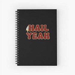 Hail Bold Feather Jayden Daniels Inspired Design Spiral Notebook
