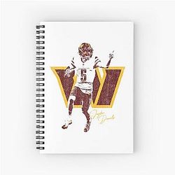 Jayden Daniels Spiral Notebook