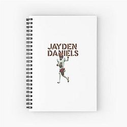 Jayden Daniels Washington Commanders Spiral Notebook