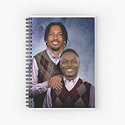 Jayden Daniels Terry McLaurin Football Notebook