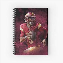 Jayden Daniels Washington Spiral Notebook