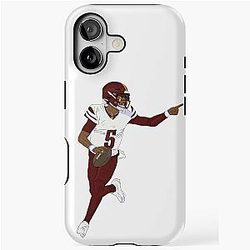 Jayden Daniels Celebrating iPhone Case