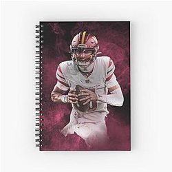 Jayden Daniels Washington Spiral Notebook