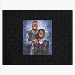 Jayden Daniels Terry McLaurin Jigsaw Puzzle
