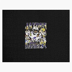 Jayden Daniels College Vintage Jigsaw Puzzle Bootleg