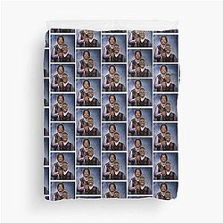 Jayden Daniels Terry McLaurin Football Duvet Cover