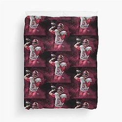 Jayden Daniels Washington Duvet Cover