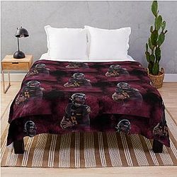 Jayden Daniels Washington Sports Throw Blanket