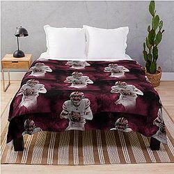 Jayden Daniels Washington Sports Throw Blanket