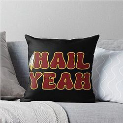 Hail Bold Feather Jayden Daniels Design Throw Pillow