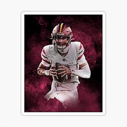 Jayden Daniels Washington Sports Art Sticker