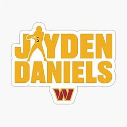 Jayden Daniels Washington Commanders Sticker