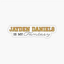 Jayden Daniels Washington Commanders Fantasy Football NFL Sticker