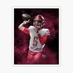 Jayden Daniels Washington Sports Sticker