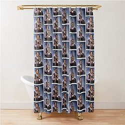Jayden Daniels Terry McLaurin Football Shower Curtain