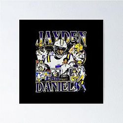 Jayden Daniels College Bootleg Poster