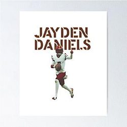 Jayden Daniels Washington Commanders Poster