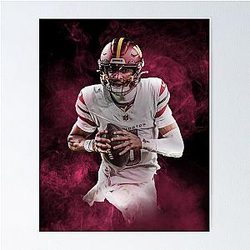 Jayden Daniels Washington Sports Poster