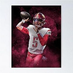 Jayden Daniels Washington Sports Poster