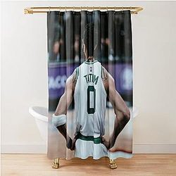 Jayson Tatum Back Shower Curtain