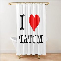 I Love Jayson Tatum Shower Curtain
