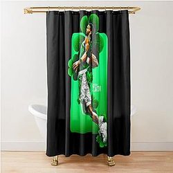 Jayson Tatum Basketball Shower Curtain