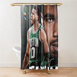 Jayson Tatum GOAT Shower Curtain
