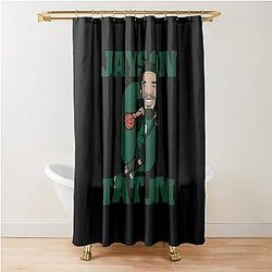 Jayson Tatum Basketball Curtain for Men Women Shower