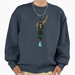 Jayson Tatum Three Point Celebration Premium Oversized Sweatshirt