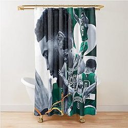 All Jayson Tatum Basketball Shower Curtain