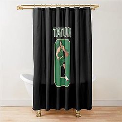 Jayson Tatum Green Shower Curtain